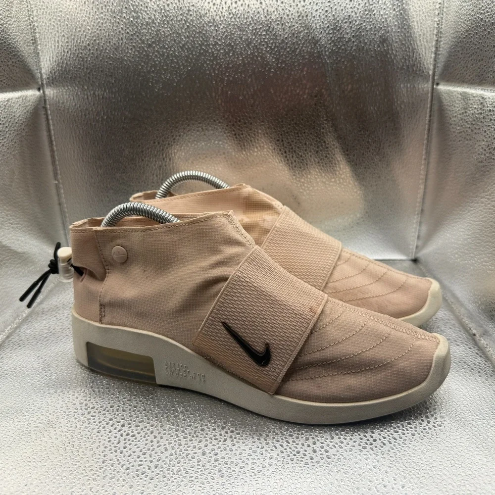 Size 7 Nike Air x Fear Of God FoG Moc Particle Beige White Mens Shoes AT8086-200